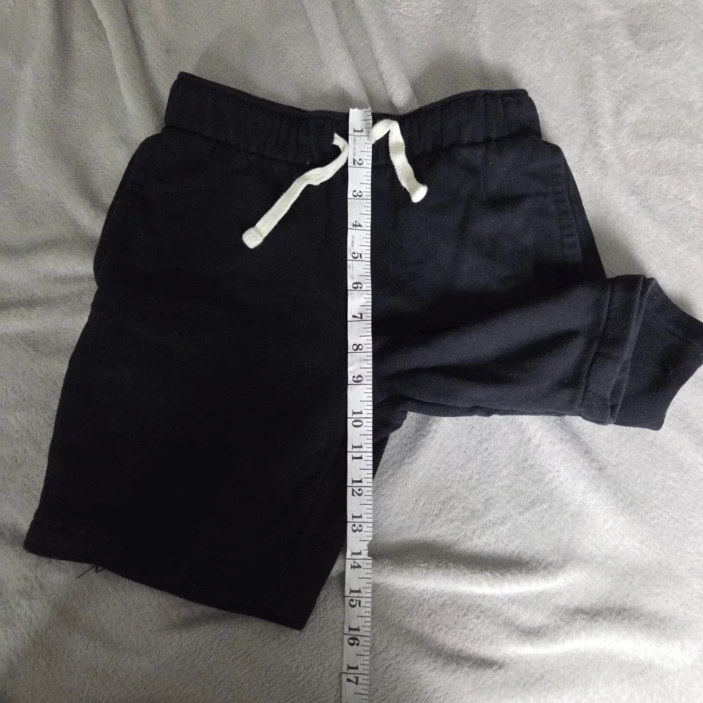 Old Navy Boys Size Large Drawstring Pull-on Fleece Shorts Black
